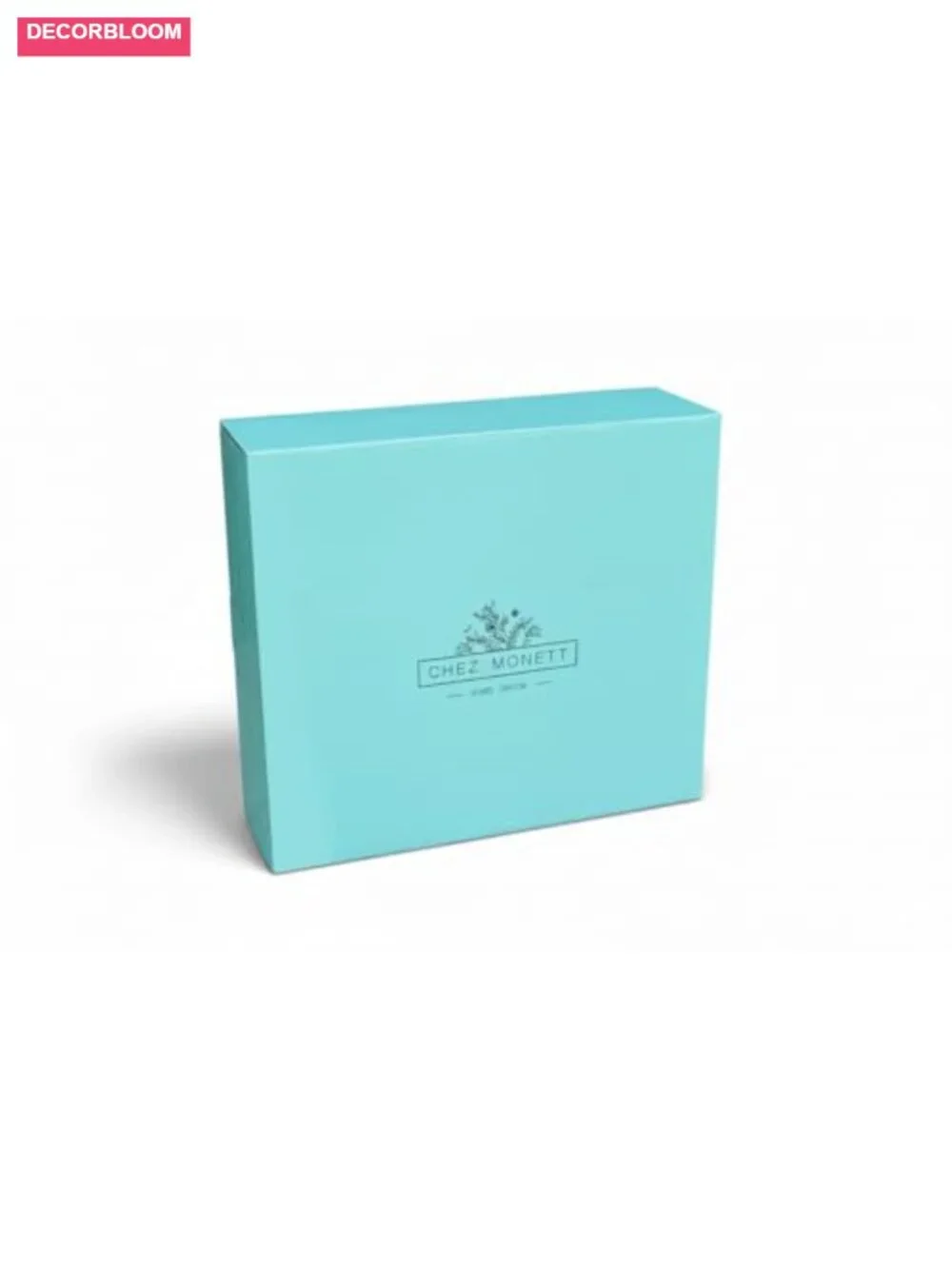 12-Compartment Tea Bag Storage Box with Beveled Glass Lid